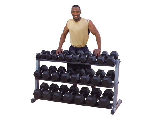 Body-solid 三層調節啞鈴架GDR60